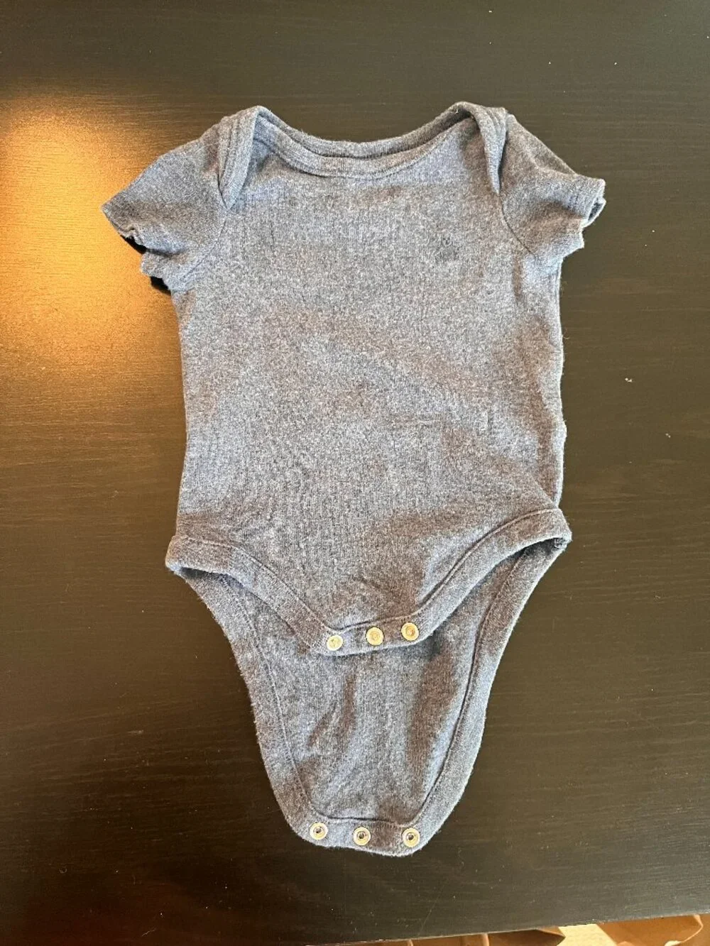 [$2 in a bundle] Gap 0-3 mo blue short sleeve onesie
